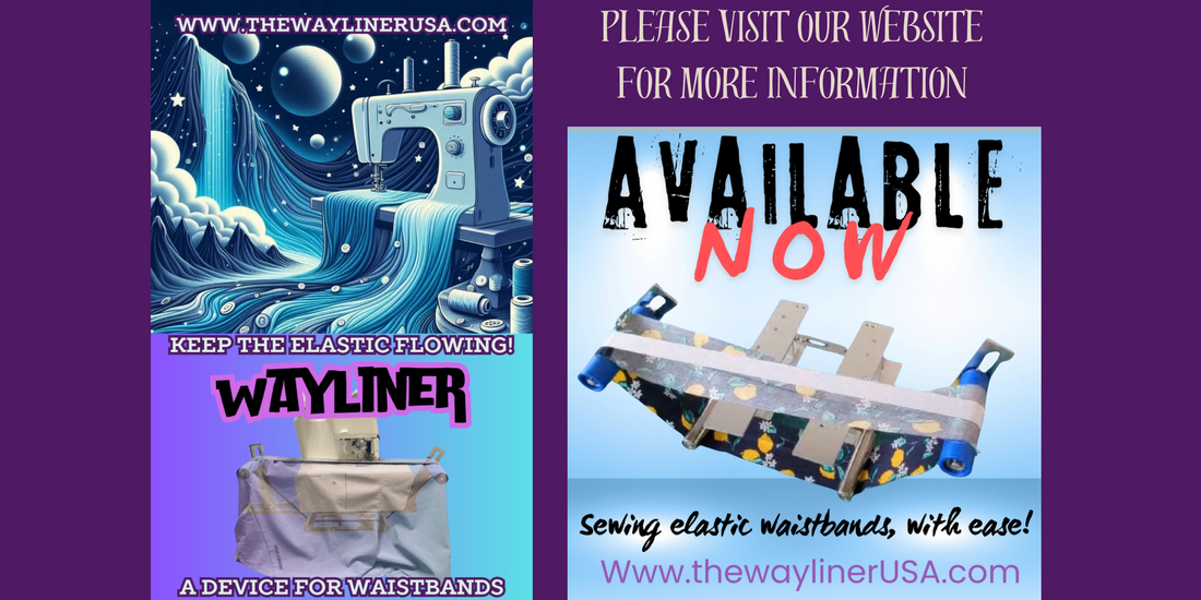 Clothing and sewing elastic waistbands.