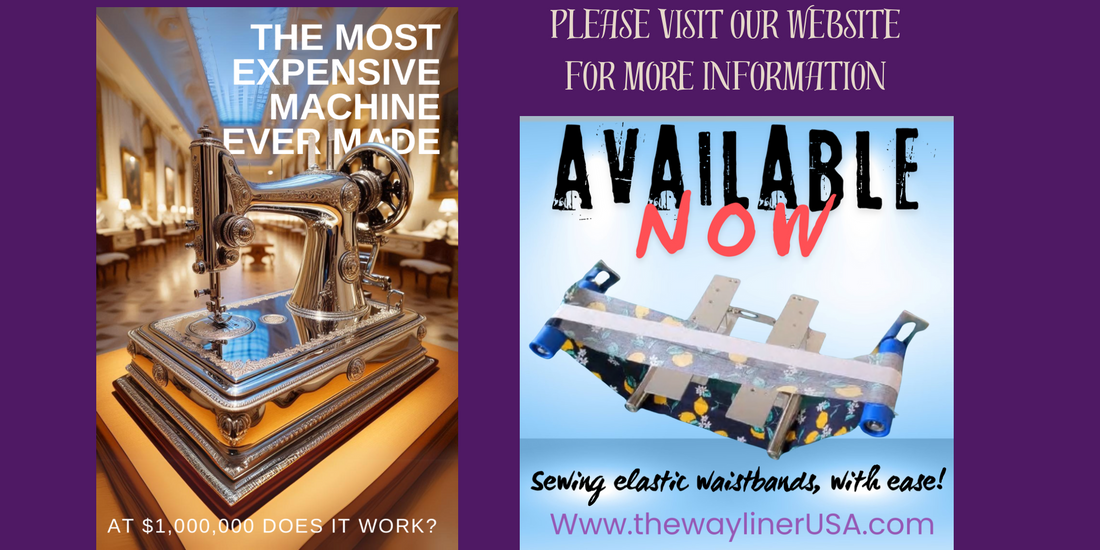 At just under one million British pounds, is this the most expensive working sewing machine in he world?